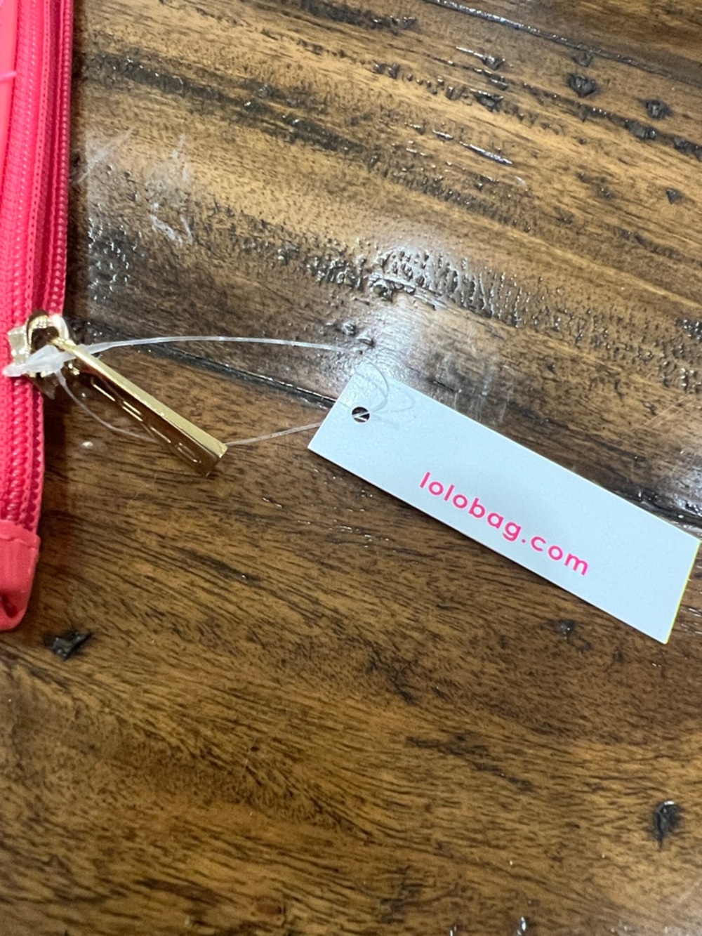 Sunkissed Mesh Cosmetic Pouch - Coral Trim - Picture 3 of 4